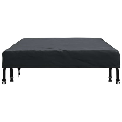 Copertura Tavolo Tinta unita Nero 162 x 92 x 15 cm Tessuto | homemem39