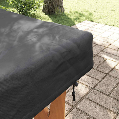 Copertura Tavolo Tinta unita Nero 182 x 92 x 15 cm Tessuto | homemem39