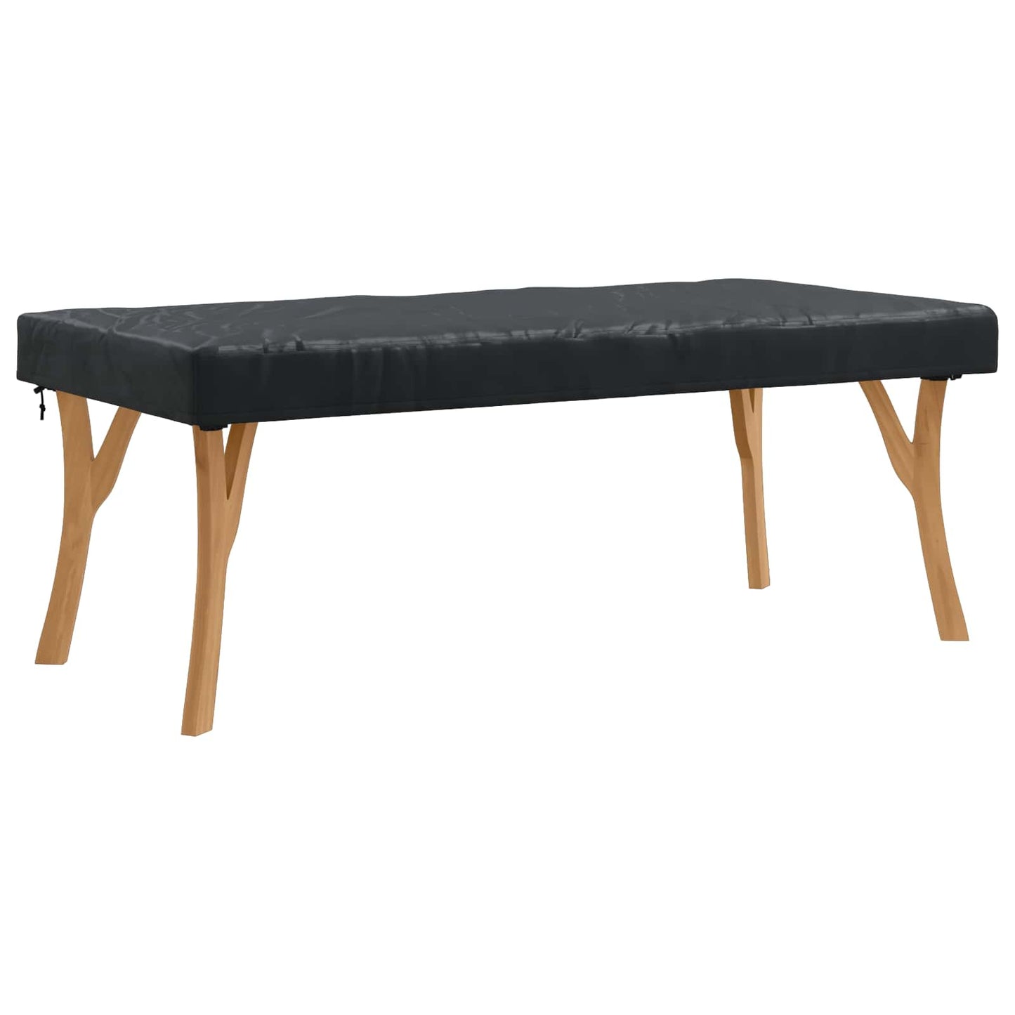 Copertura Tavolo Tinta unita Nero 82 x 182 x 15 cm Tessuto | homemem39