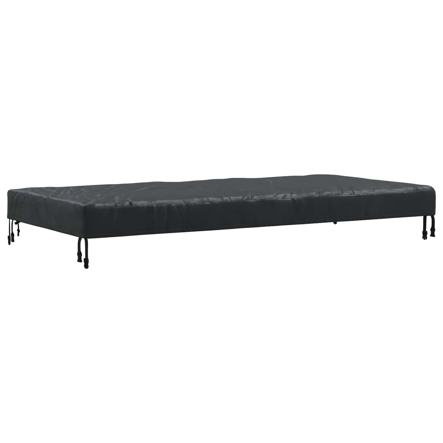 Copertura Tavolo Tinta unita Nero 182 x 102 x 15 cm Tessuto | homemem39