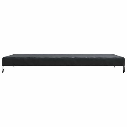 Copertura Tavolo Tinta unita Nero 202 x 92 x 15 cm Tessuto | homemem39