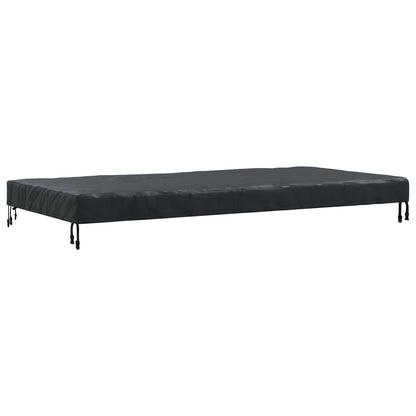 Copertura Tavolo Tinta unita Nero 202 x 102 x 15 cm Tessuto | homemem39