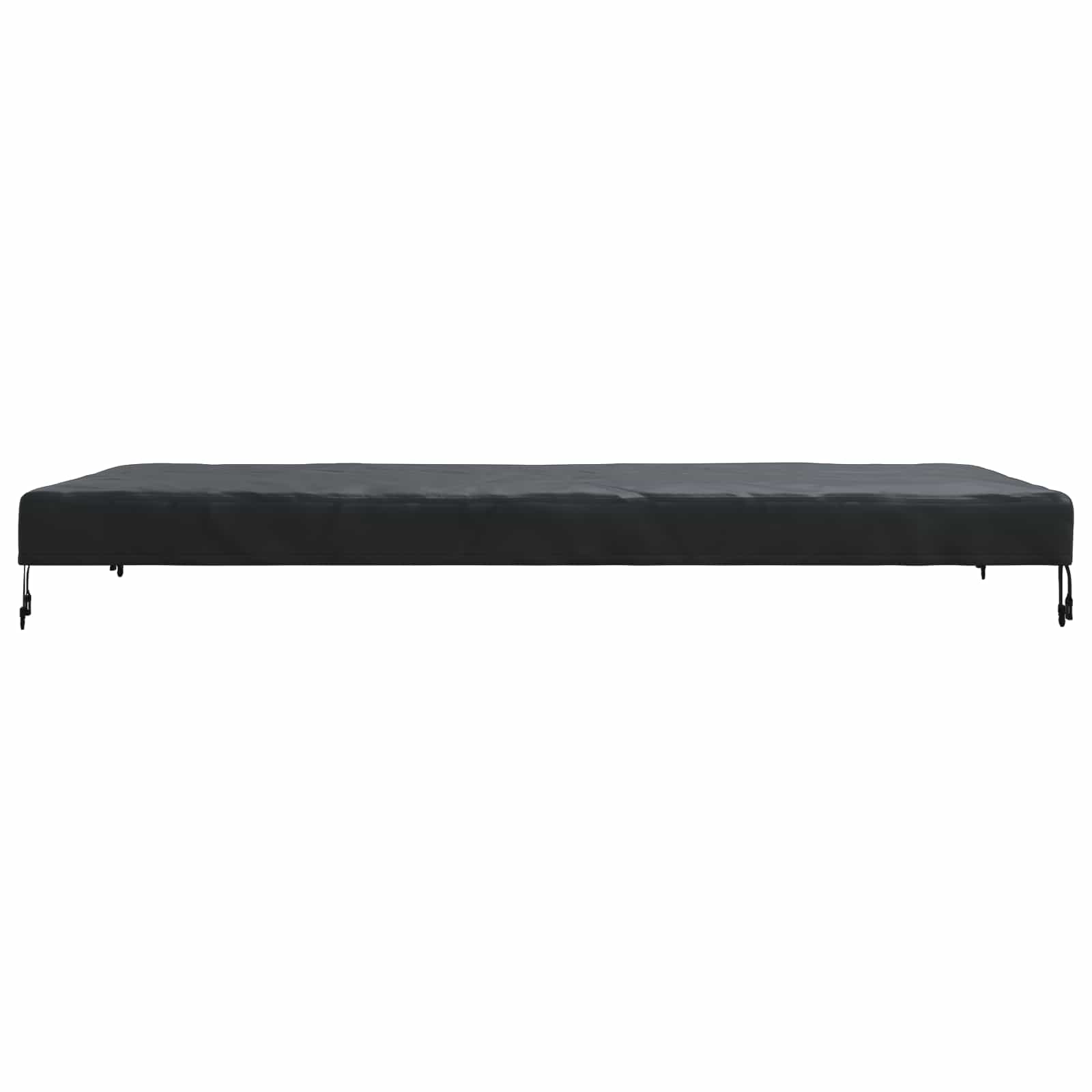 Copertura Tavolo Tinta unita Nero 202 x 102 x 15 cm Tessuto | homemem39