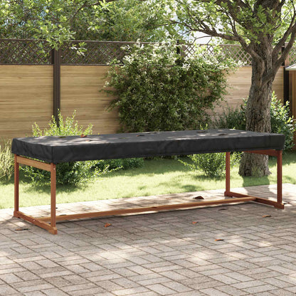 Copertura Tavolo Tinta unita Nero 242 x 102 x 15 cm Tessuto | homemem39