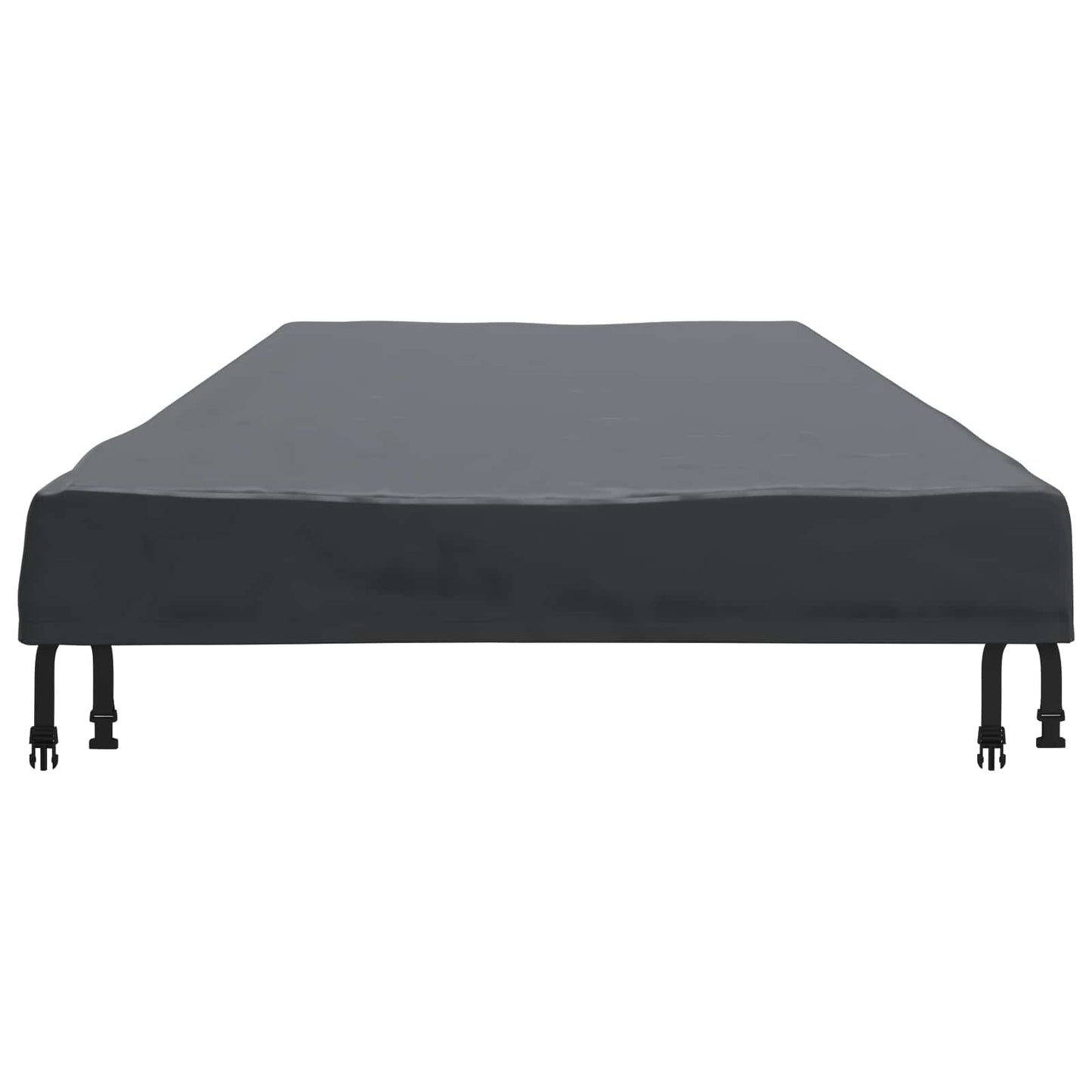 Copertura Tavolo Tinta unita Nero 242 x 102 x 15 cm Tessuto | homemem39