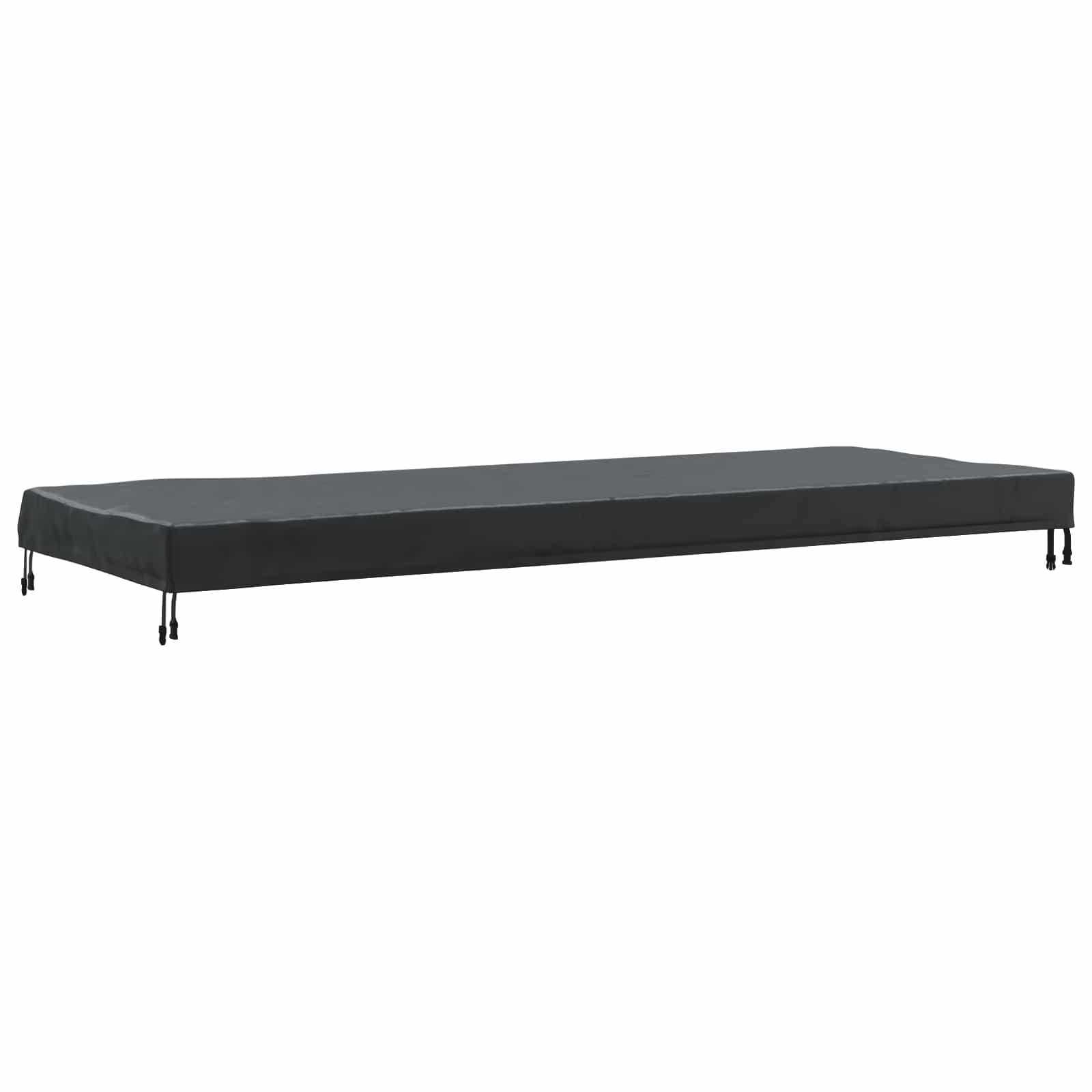 Copertura Tavolo Tinta unita Nero 242 x 102 x 15 cm Tessuto | homemem39