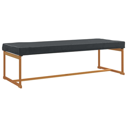 Copertura Tavolo Tinta unita Nero 242 x 102 x 15 cm Tessuto | homemem39