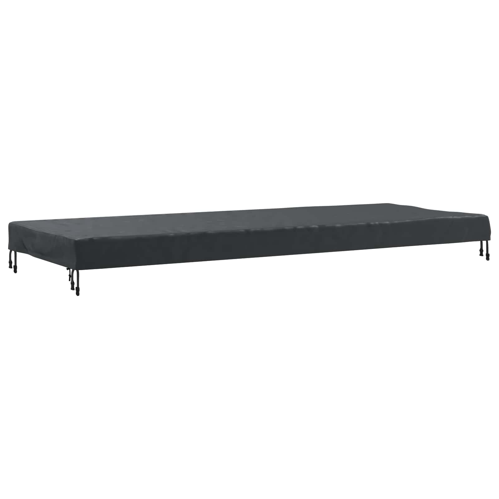 Copertura Tavolo Tinta unita Nero 102 x 262 x 15 cm Tessuto | homemem39