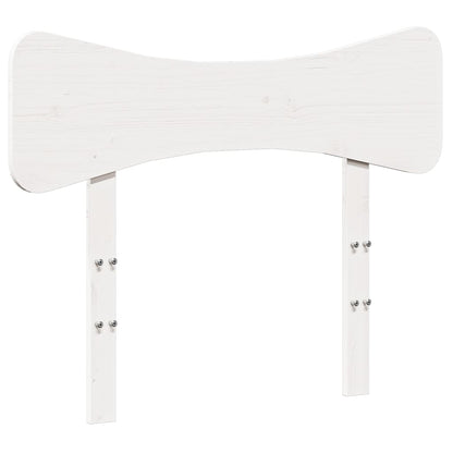 Giroletto senza Materasso Bianco 90x200 cm Legno Massello Pino - homemem39