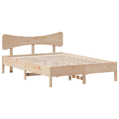 Giroletto senza Materasso 135x190 cm in Legno Massello di Pino | homemem39