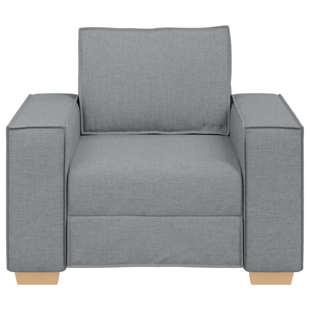 Poltrona Divano Grigio Chiaro 100x78x84 cm Tessuto | homemem39