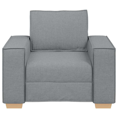 Poltrona Divano Grigio Chiaro 100x78x84 cm Tessuto | homemem39