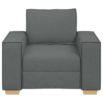 Poltrona Divano Grigio Scuro 100x78x84 cm Tessuto | homemem39