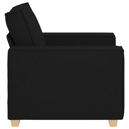 Poltrona Divano Nero 100x78x84 cm Tessuto | homemem39