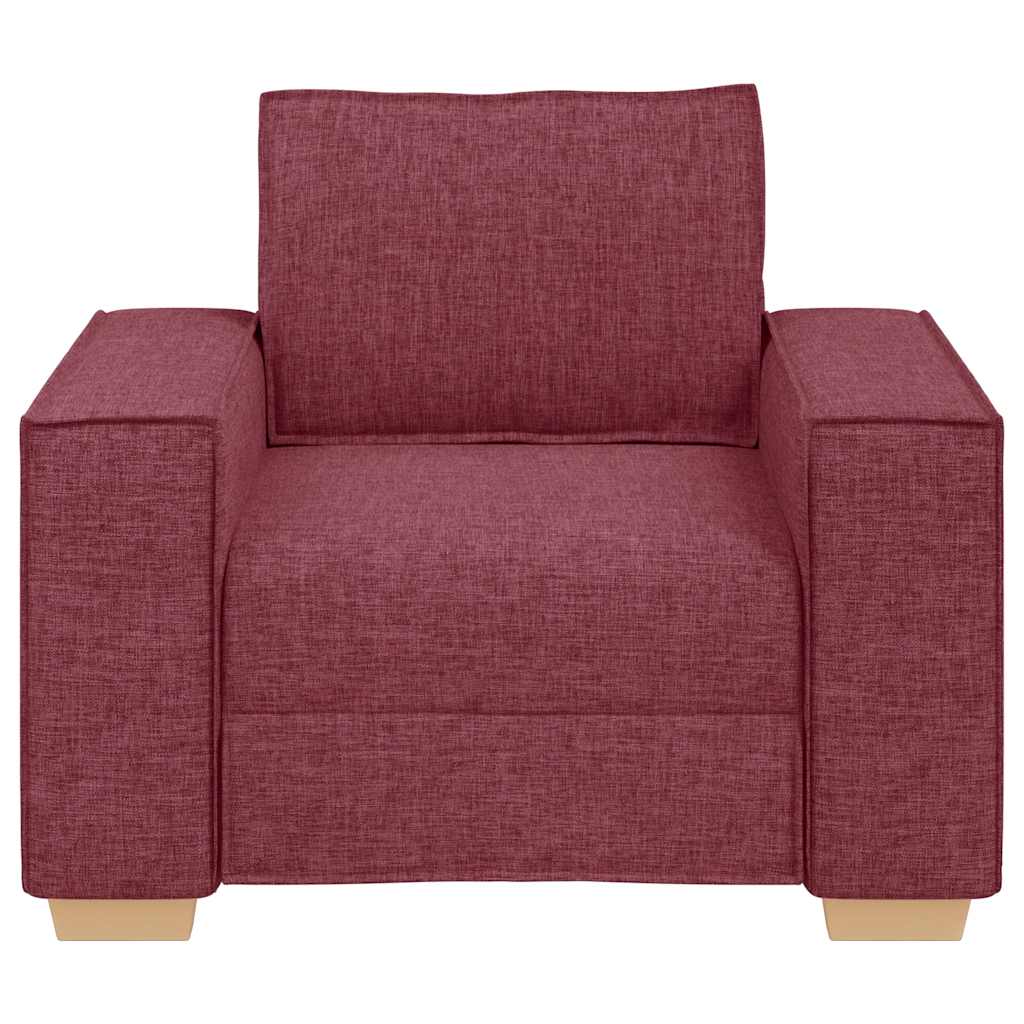 Poltrona Divano Rosso Vino 100x78x84 cm Tessuto | homemem39