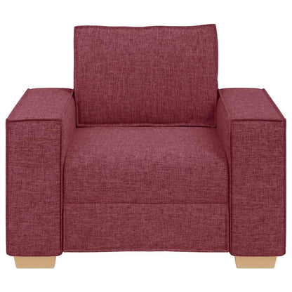 Poltrona Divano Rosso Vino 100x78x84 cm Tessuto | homemem39