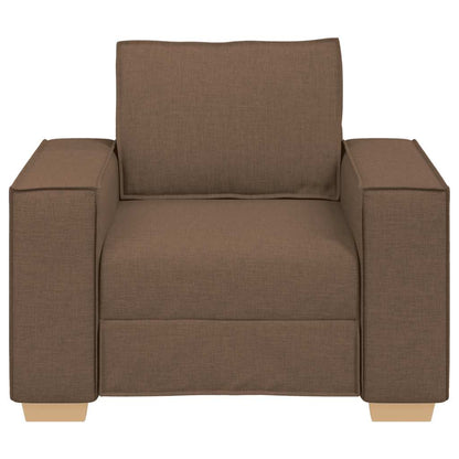 Poltrona Divano Marrone 100x78x84 cm Tessuto