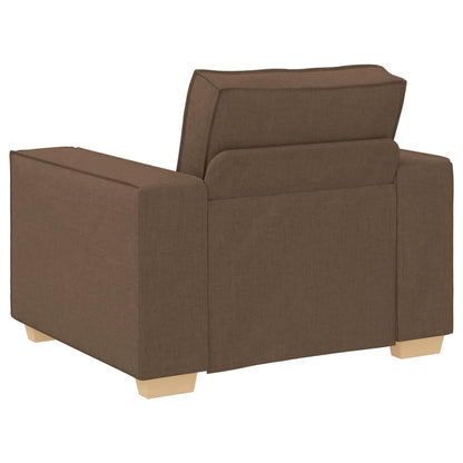 Poltrona Divano Marrone 100x78x84 cm Tessuto