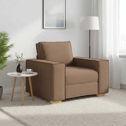 Poltrona Divano Marrone 100x78x84 cm Tessuto