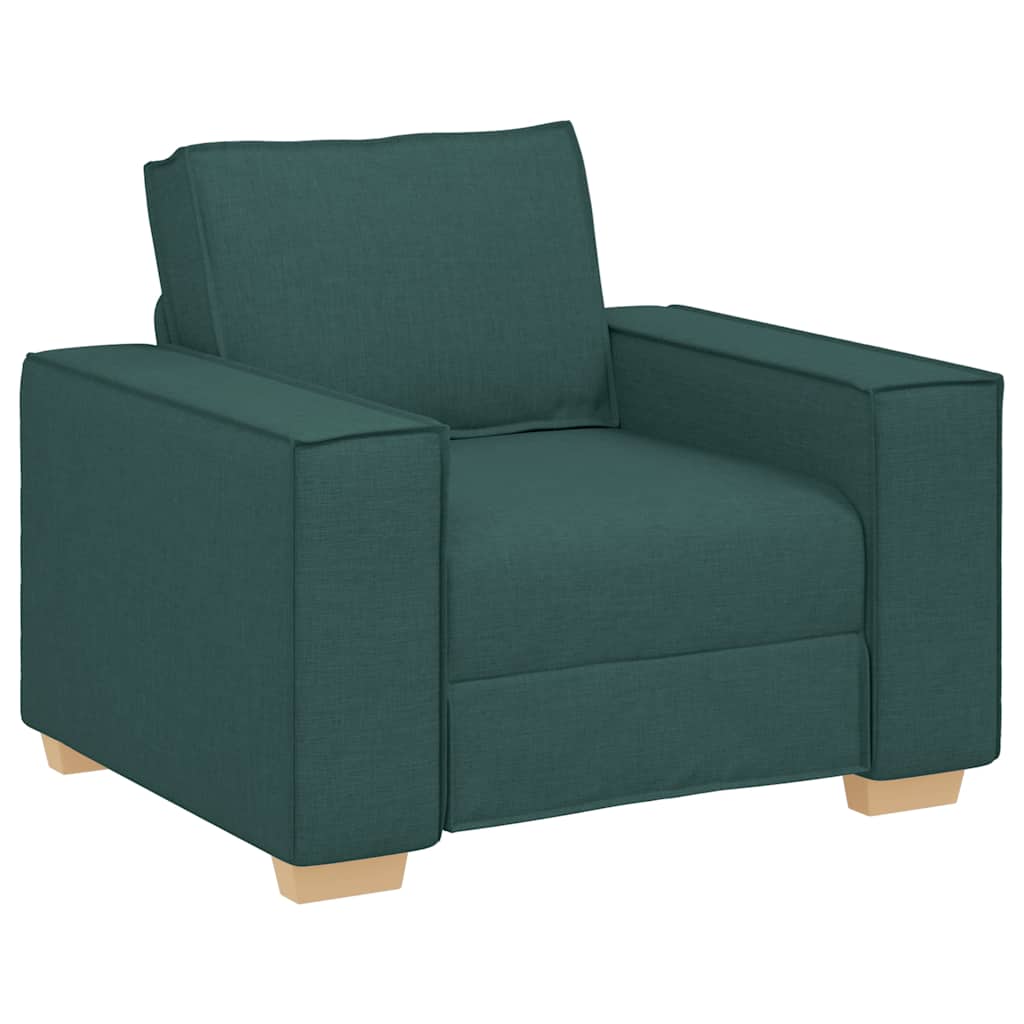 Poltrona Divano Verde Scuro 60 cm Tessuto - homemem39