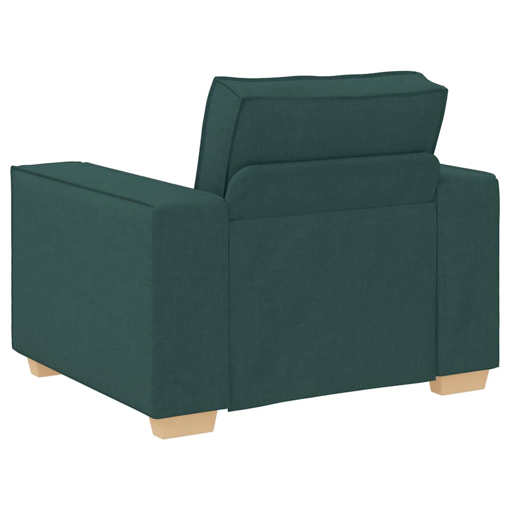 Poltrona Divano Verde Scuro 60 cm Tessuto - homemem39