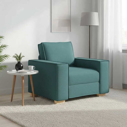 Poltrona Divano Verde Scuro 100x78x84 cm Tessuto | homemem39