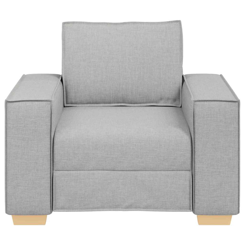 Poltrona Divano Grigio Nuvola 100x78x84 cm Tessuto | homemem39