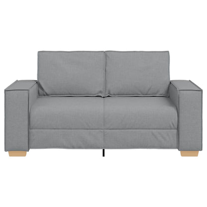 Divano a 2 posti Grigio chiaro 160x78x84 cm in tessuto | homemem39