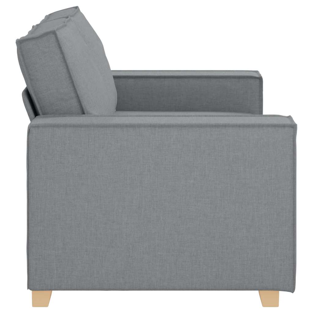 Divano a 2 posti Grigio chiaro 160x78x84 cm in tessuto | homemem39