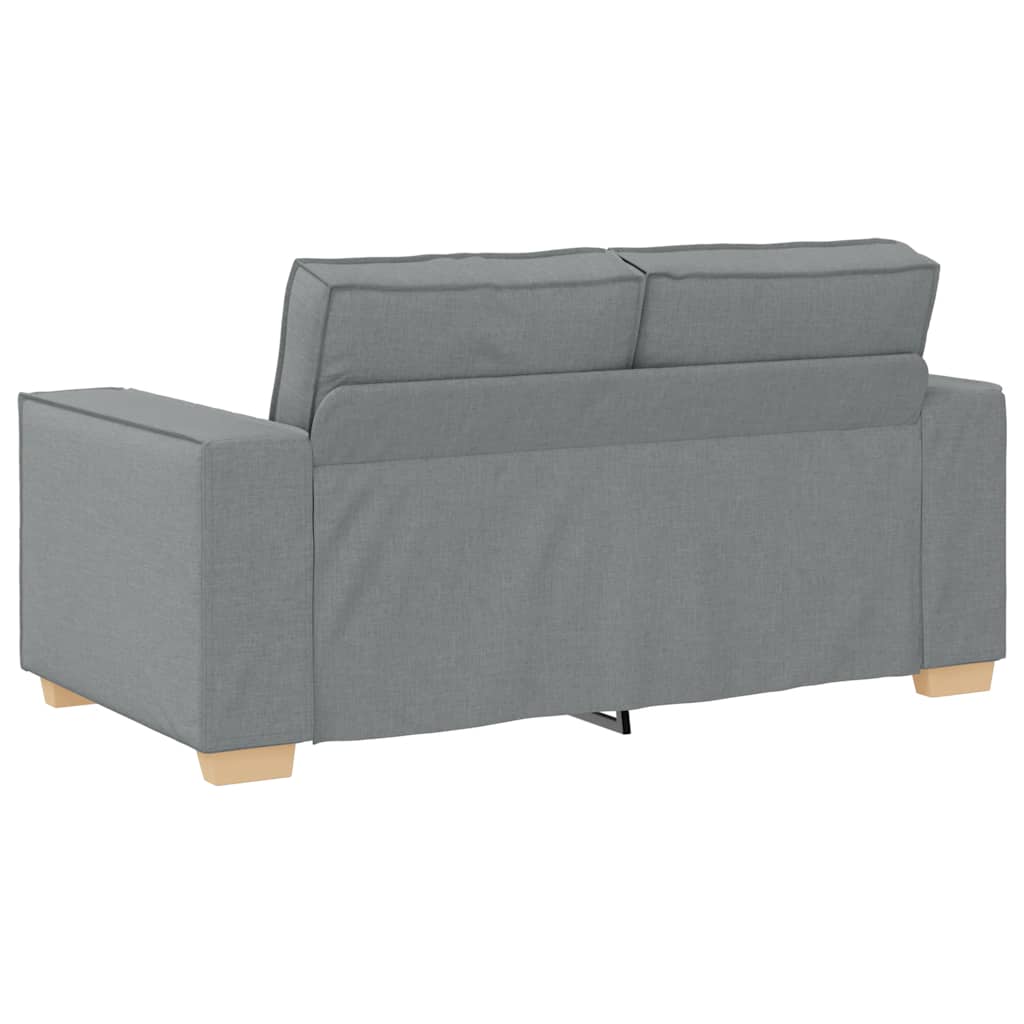 Divano a 2 posti Grigio chiaro 160x78x84 cm in tessuto | homemem39