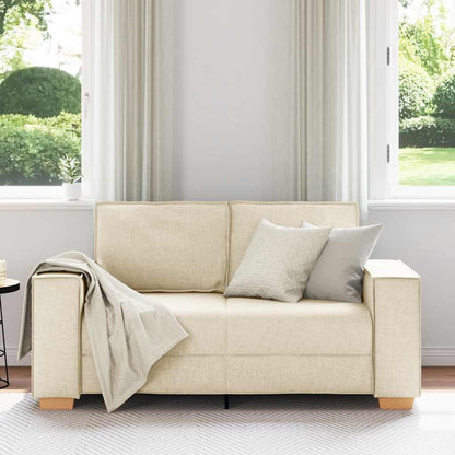 Divano a 2 posti in lino 160x78x84 cm | homemem39