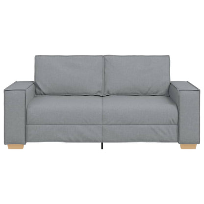 Divano a 2 posti Grigio Chiaro 180x78x84 cm Tessuto | homemem39