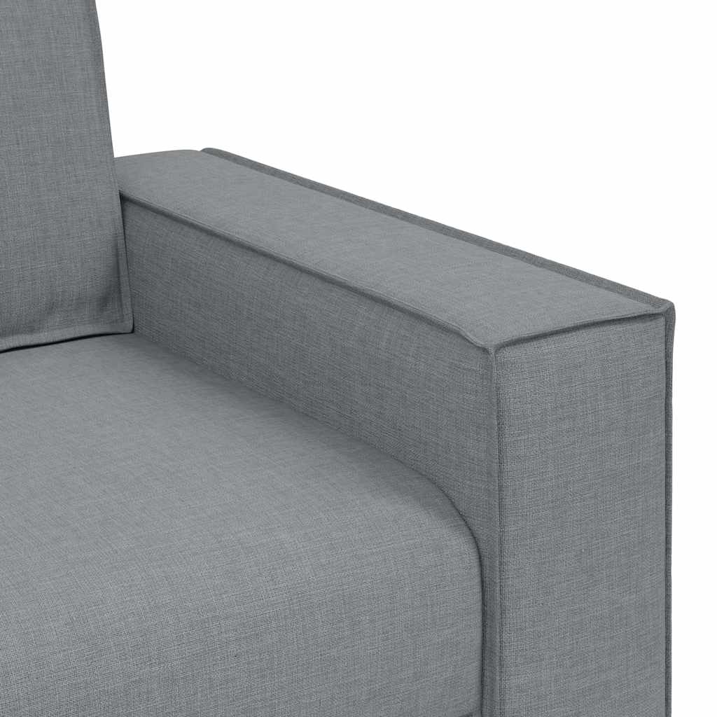 Divano a 2 posti Grigio Chiaro 180x78x84 cm Tessuto | homemem39