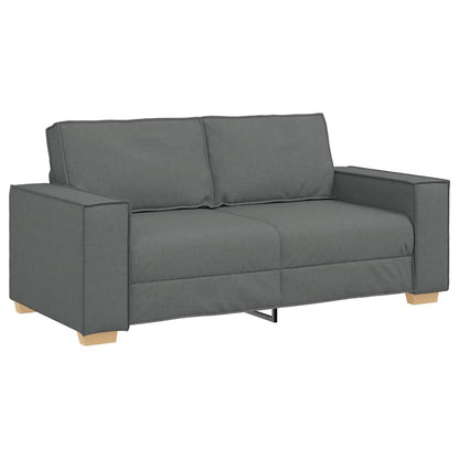 Divano a 2 posti Grigio scuro 180x78x84 cm in tessuto | homemem39