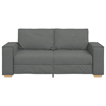 Divano a 2 posti Grigio scuro 180x78x84 cm in tessuto | homemem39