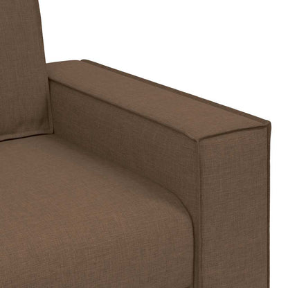 Divano a 2 posti Marrone 180x78x84 cm Tessuto | homemem39