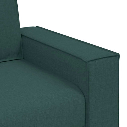 Divano a 2 posti Verde scuro 180x78x84 cm in tessuto | homemem39