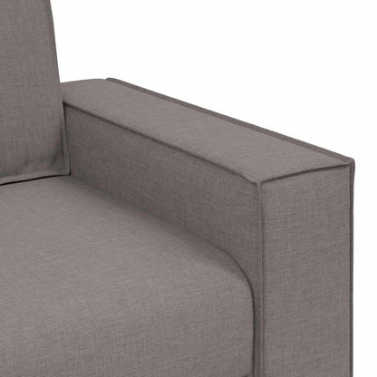 Divano a 2 posti tortora 180x78x84 cm in tessuto | homemem39