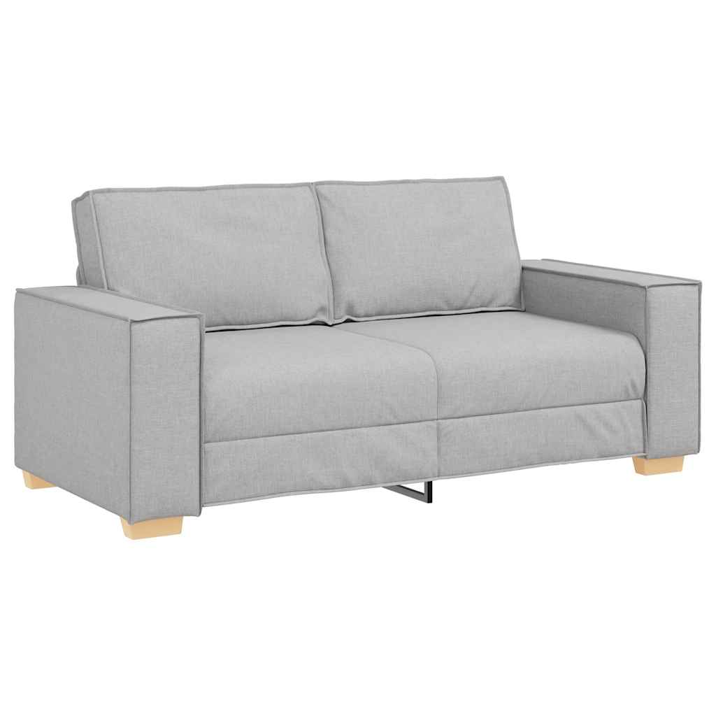 Divano a 2 posti Grigio nuvola 180x78x84 cm in tessuto | homemem39