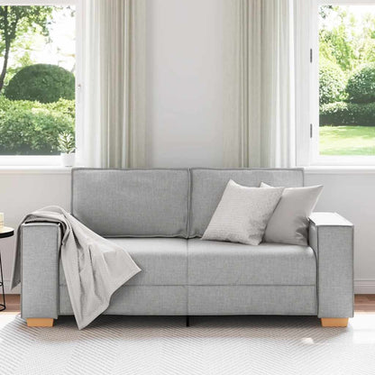 Divano a 2 posti Grigio nuvola 180x78x84 cm in tessuto | homemem39