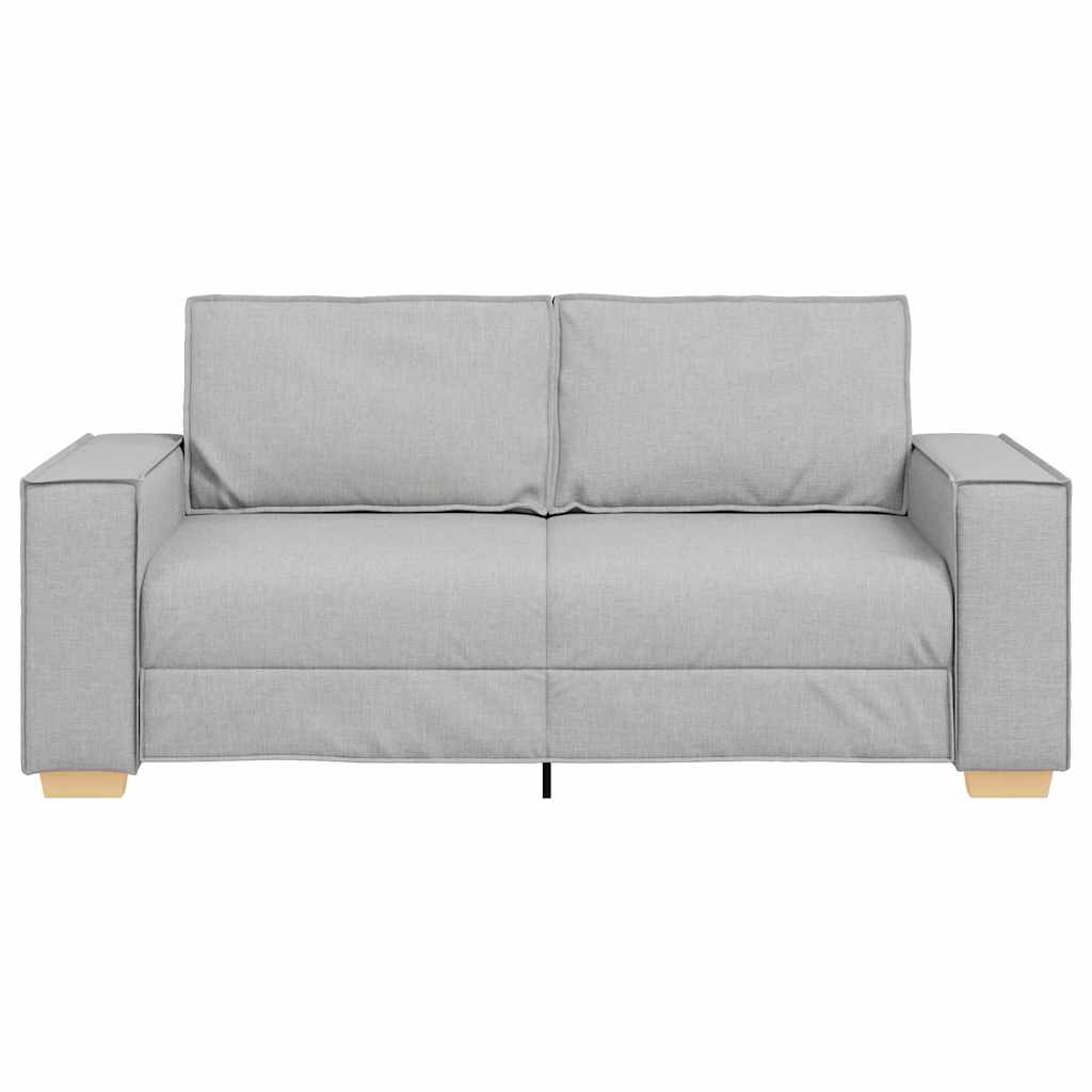 Divano a 2 posti Grigio nuvola 180x78x84 cm in tessuto | homemem39