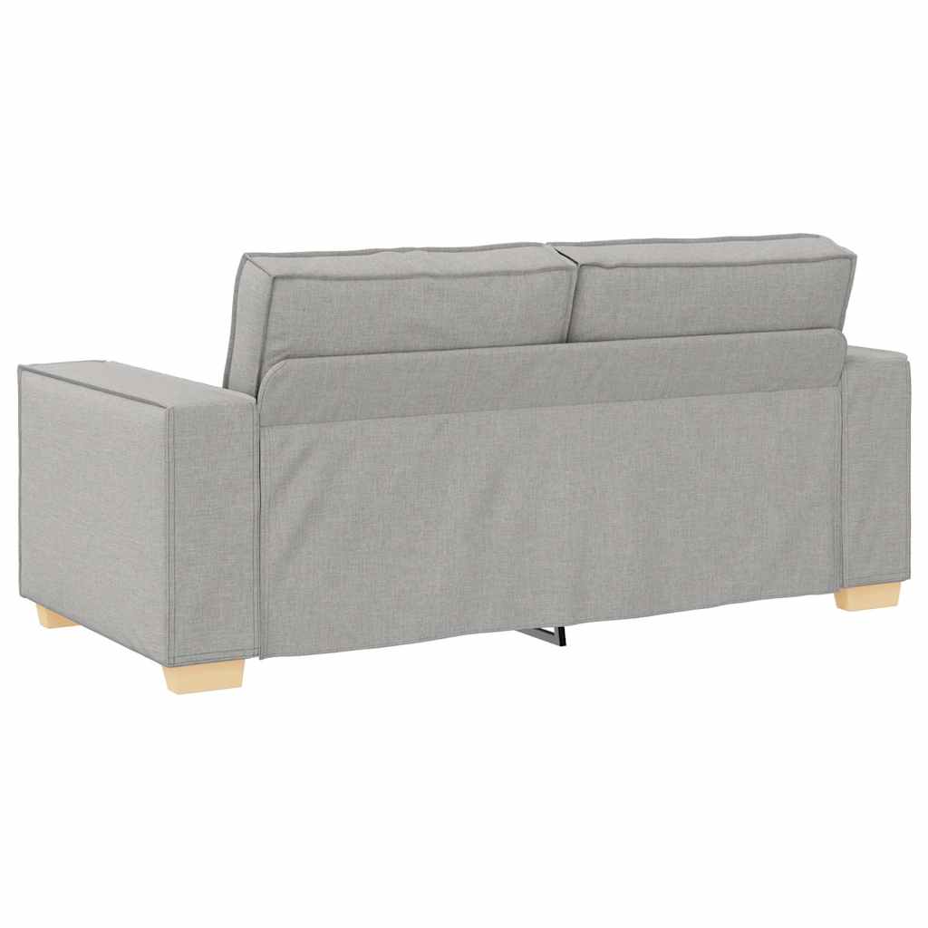 Divano a 2 posti Grigio nuvola 180x78x84 cm in tessuto | homemem39