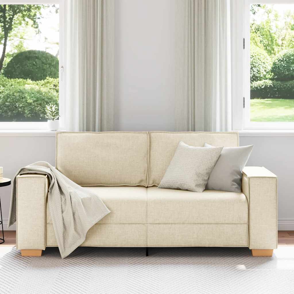 Divano a 2 posti in lino 180x78x84 cm | homemem39