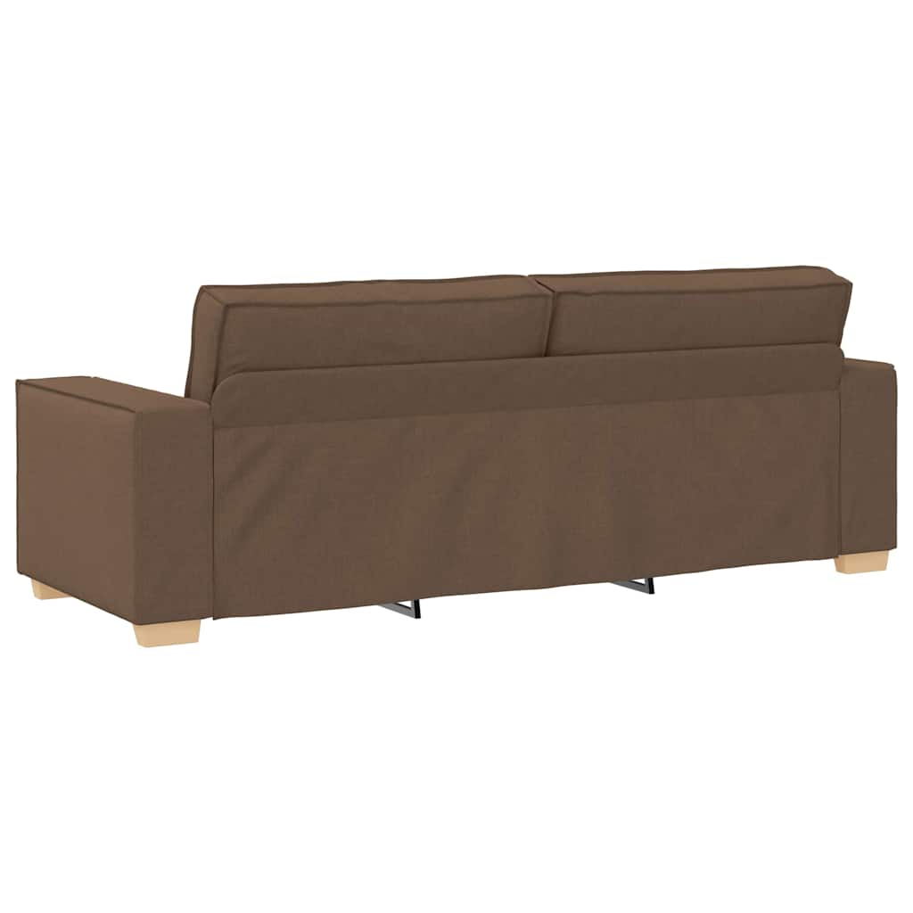 Divano a 3 posti Marrone 180 cm Tessuto | homemem39