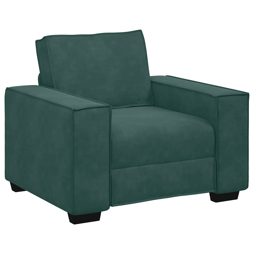 Divano Sedia Verde Scuro 60 cm Velluto - homemem39