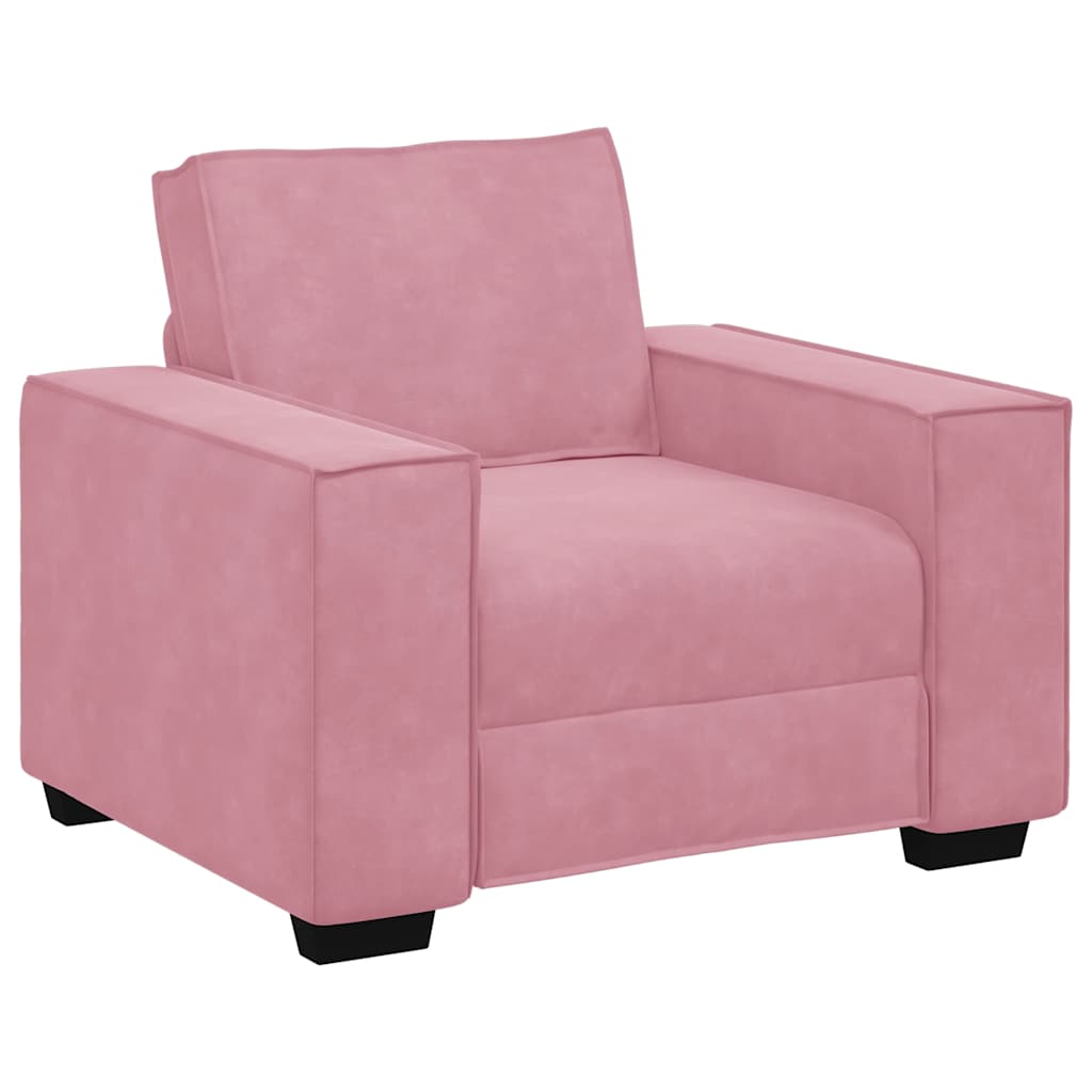 Divano Sedia Rosa 60 cm Velluto - homemem39