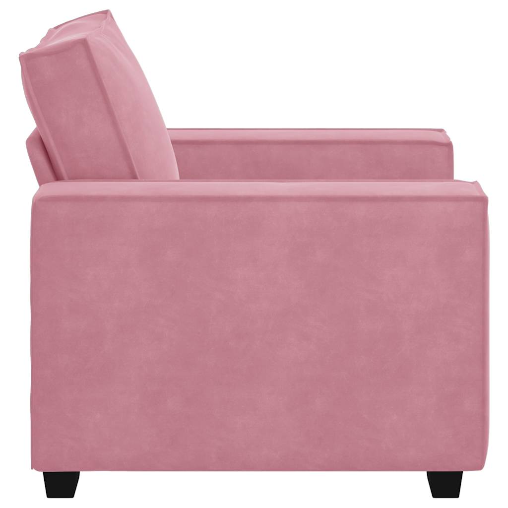 Divano Sedia Rosa 60 cm Velluto - homemem39