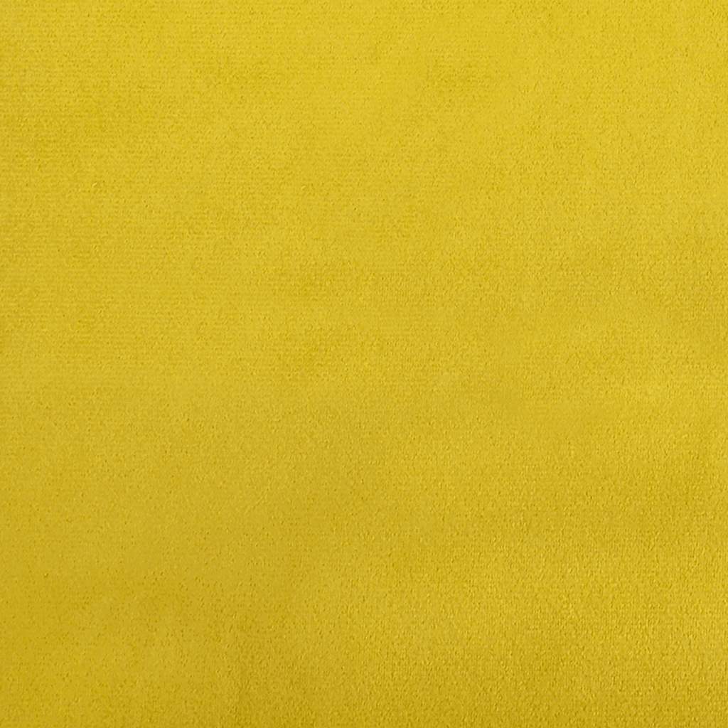 Divano Sedia Giallo 59 cm Velluto