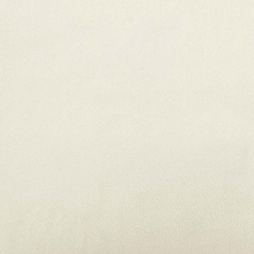 Divano a 2 Posti crema 140 cm in Velluto - homemem39