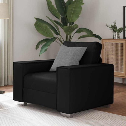 Poltrona divano Nero 99 x 78 x 84 cm Pelle Artificiale